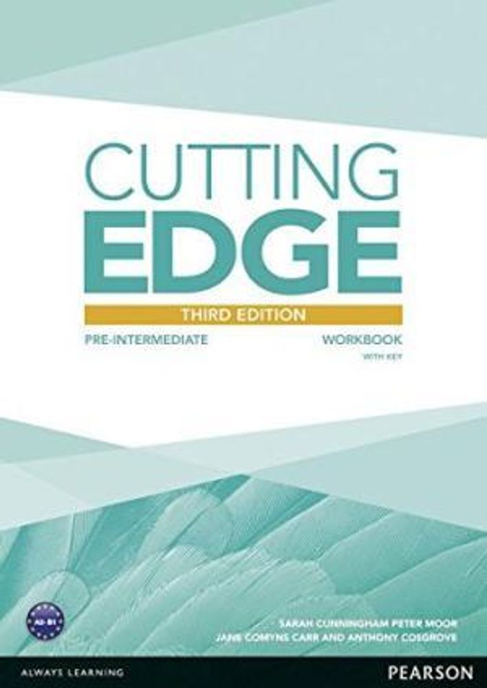 Cutting Edge 3Ed Pre-Intermediate Workbook with Key