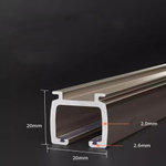 Карниз для штор, алюминиевый, потолочный и настенный монтаж