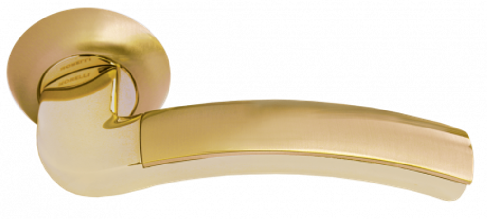 Дверные ручки MORELLI MH-02 SG/GP ПАЛАЦЦО - II Матовое золото/золото