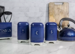 Kitchen Craft - Контейнер Lovello 19x11см Сахарница темно-синий / артикул   LOVSUGARBLU  / GTIN 5028250785473