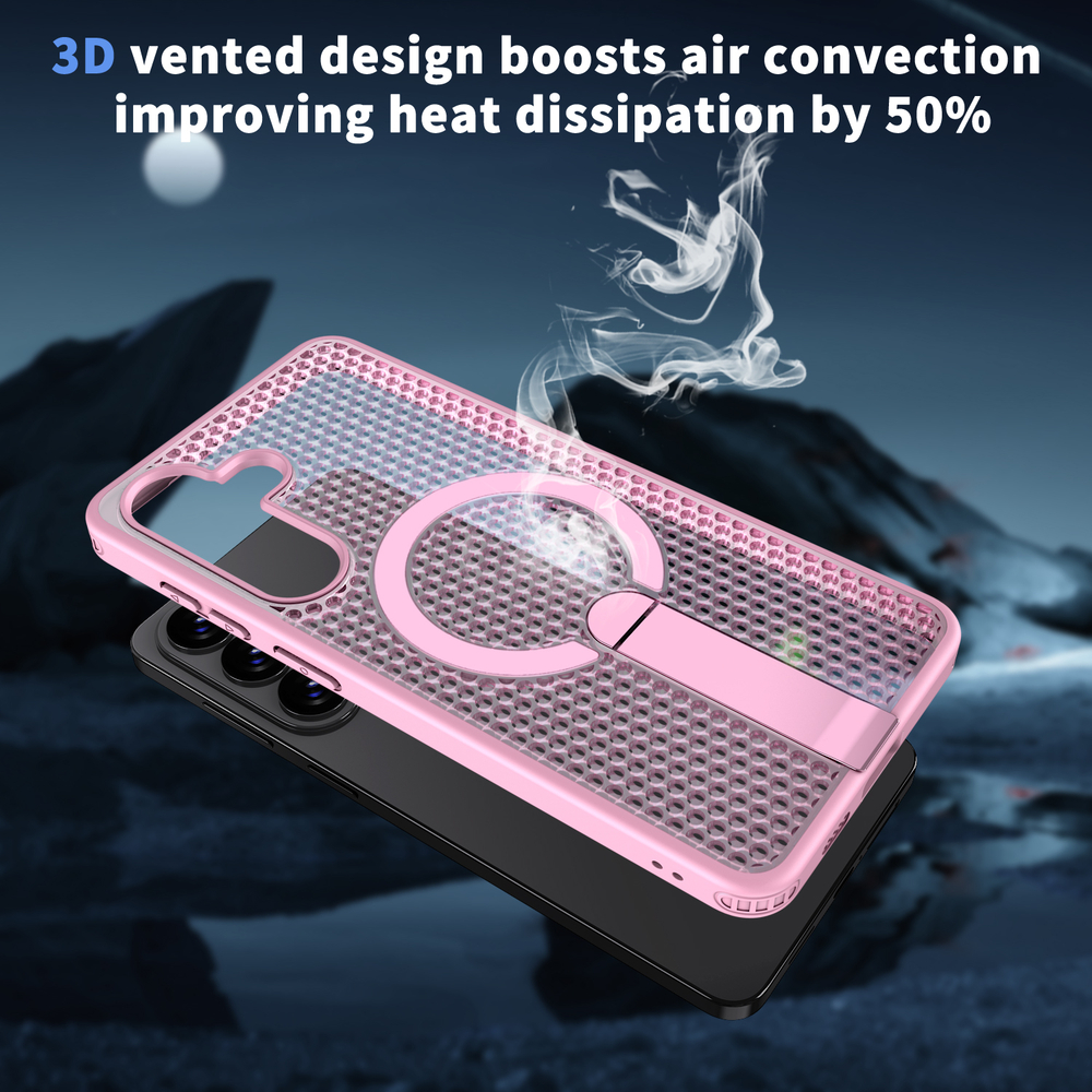 Прозрачный чехол Mesh Pro Magnetic Case для Samsung Galaxy S26