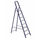 Стремянка стальная 8 ступеней "Алюмет", 24778---