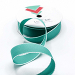 Лента Полиэстер 2,8см х 28м с каймой (Бирюзовый)