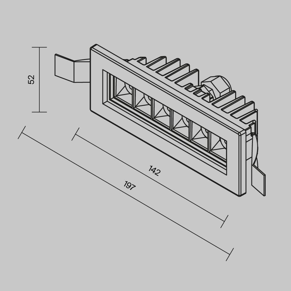 Уличный потолочный светильник Outdoor O488DL-L6GF3K