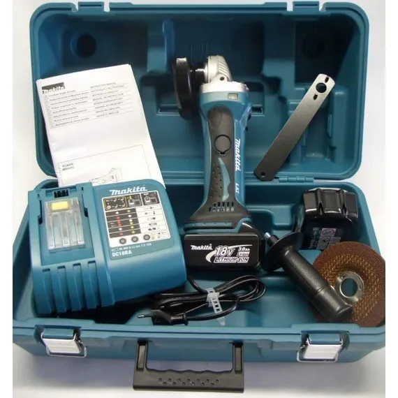 Аккумуляторная болгарка "MAKITA" DGA452RFE