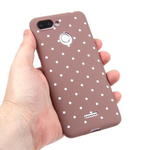 Чехол ТПУ в горошек для Xiaomi Redmi 6, 011374 Черный