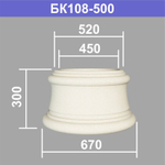 БК108-500 база колонны (s520 d450 D670 h300мм), шт