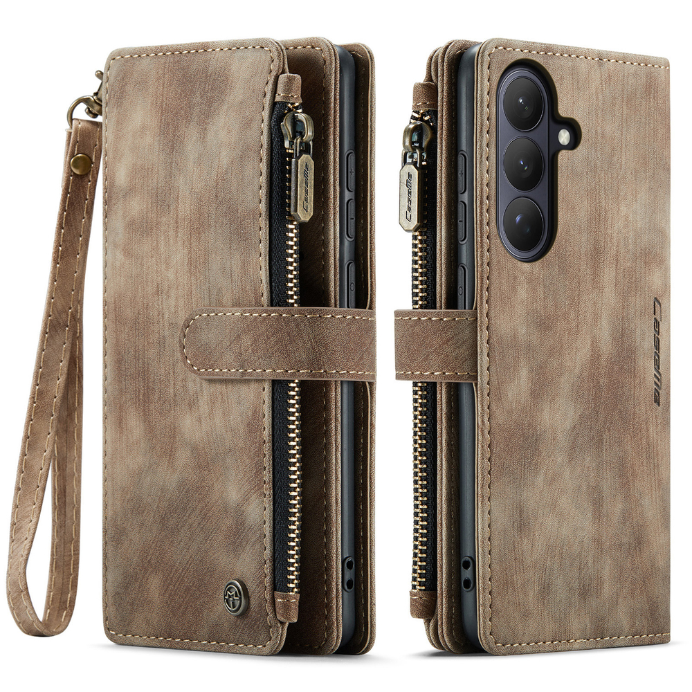 Многофункциональный чехол-кошелек CaseMe 3 in 1 Matte Wallet для Samsung Galaxy S26