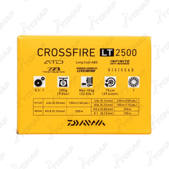 Катушка безынерционная 20 CROSSFIRE LT 2500' 10185-250RU DAIWA