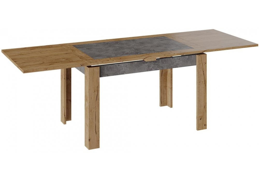 Стол деревянный Woodville Хьюстон тип 4 дуб вотан, моод темный