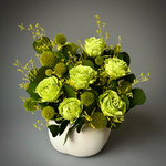 «Лайм» - композиция из стабилизированных цветов