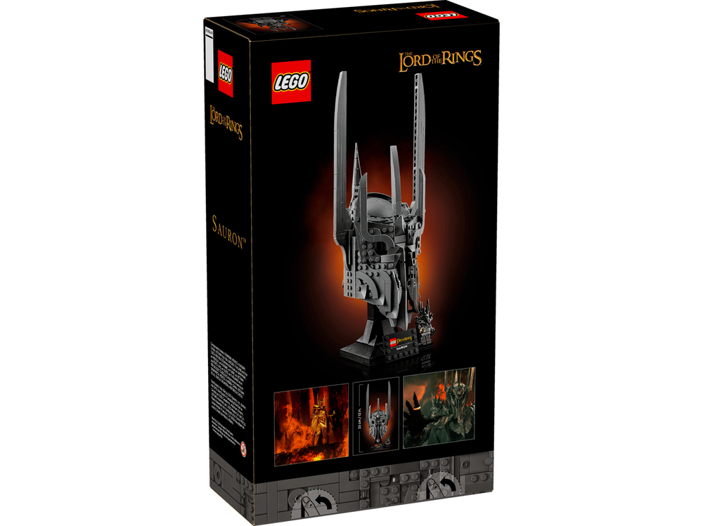 Конструктор Лего Айконс Властелин колец: Шлем Саурона 11373 | LEGO Icons The Lord of the Rings: Sauron's 538 деталей 18+