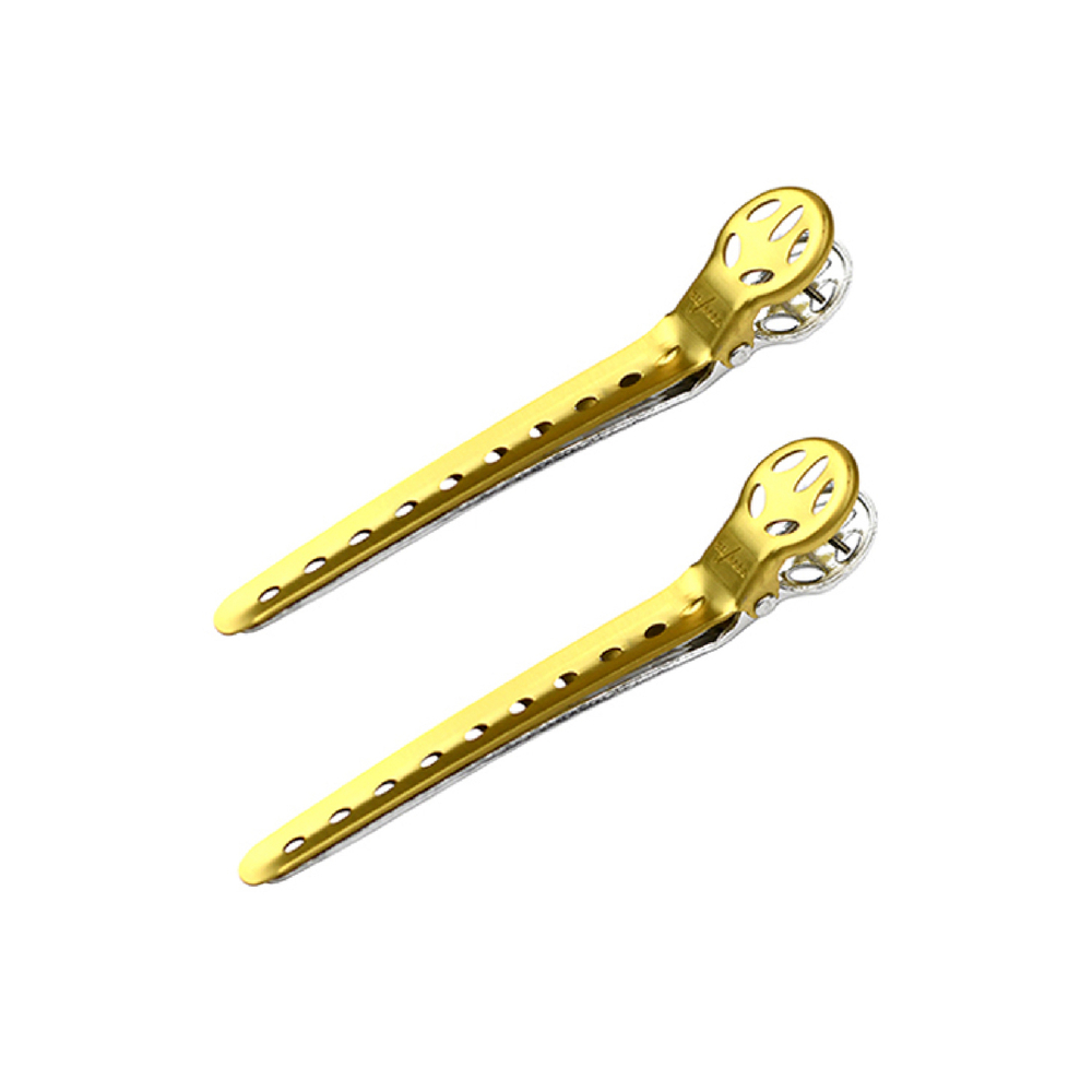 Y.S.Park Clip L gold Зажимы для волос (2шт)