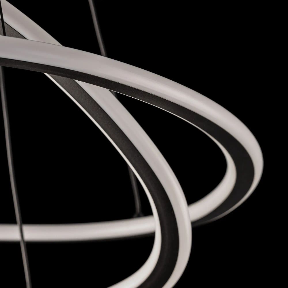 Citilux ТRIO CL215B061E LED Люстра подвесная с пультом Чёрная