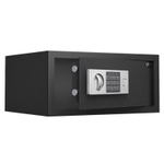 Сейф DELI "ET522" электронный замок + ключ, 430х350х200 мм, 8 кг, черный