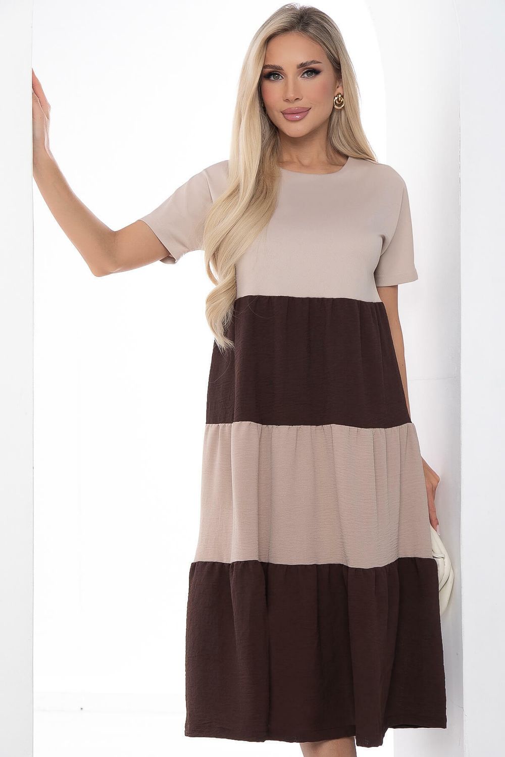 Платье Легкость выбора (беж) П10030 LT Collection (Акция)