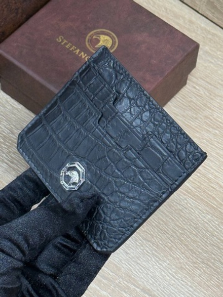 Картхолдер Stefano Ricci из кожи крокодила
