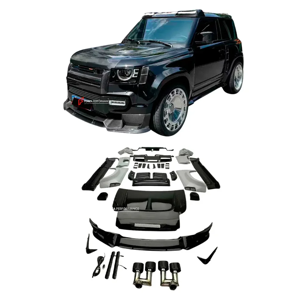 Широкий карбоновый обвес для LAND ROVER DEFENDER L663 90 2020+ Лэнд Ровер Дефендер