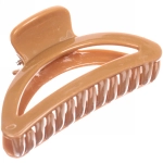 Заколка-краб для волос на блистере «Magic Gloss», трапеция, микс 6 цветов, 6,5см