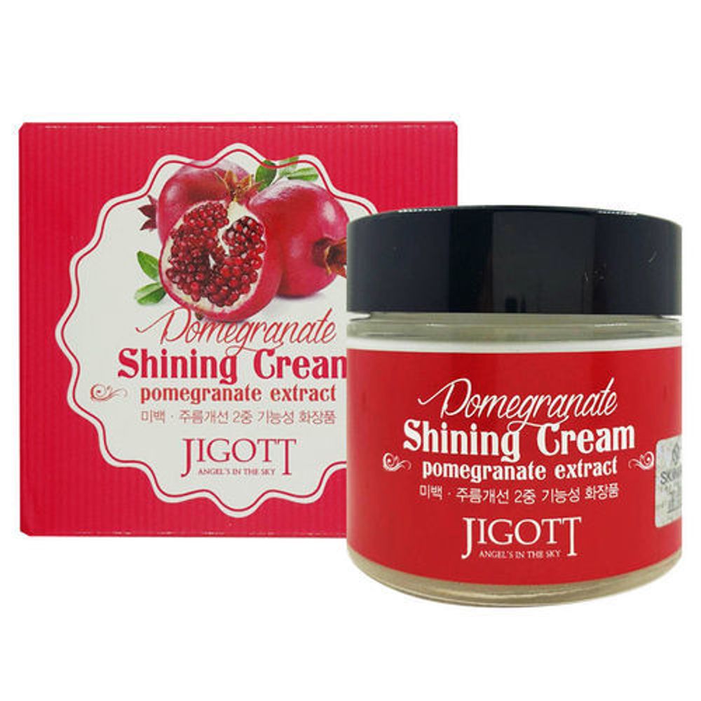 Крем для лица с экстрактом гранат JIGOTT Pomegranate Shining Cream 70 мл