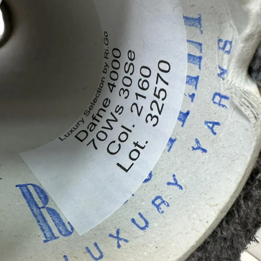 DAFNE - Luxury Selection by Ri.Go; 70% кашемир, 30% шелк; 400м/100гр; col. 2160, цвет: тёмно-серый