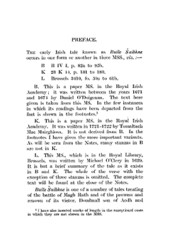 Buile Shuibhne. Volume I. | J.G. O'Keeffe