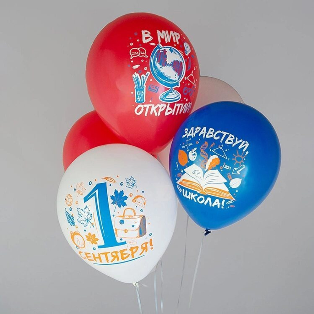 Воздушные шары 1 сентября