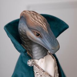 Кукла интерьерная коллекционная Змей Бернард