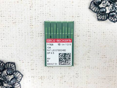 Игла промышленная, толстая колба 110/18 134R, 10 игл