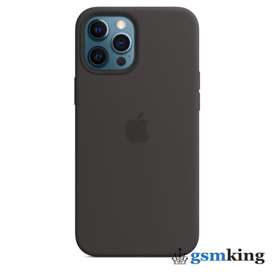 Apple Silicone Case with MagSafe iPhone 12 Pro Max Black (Чёрный) MHLG3ZE/A