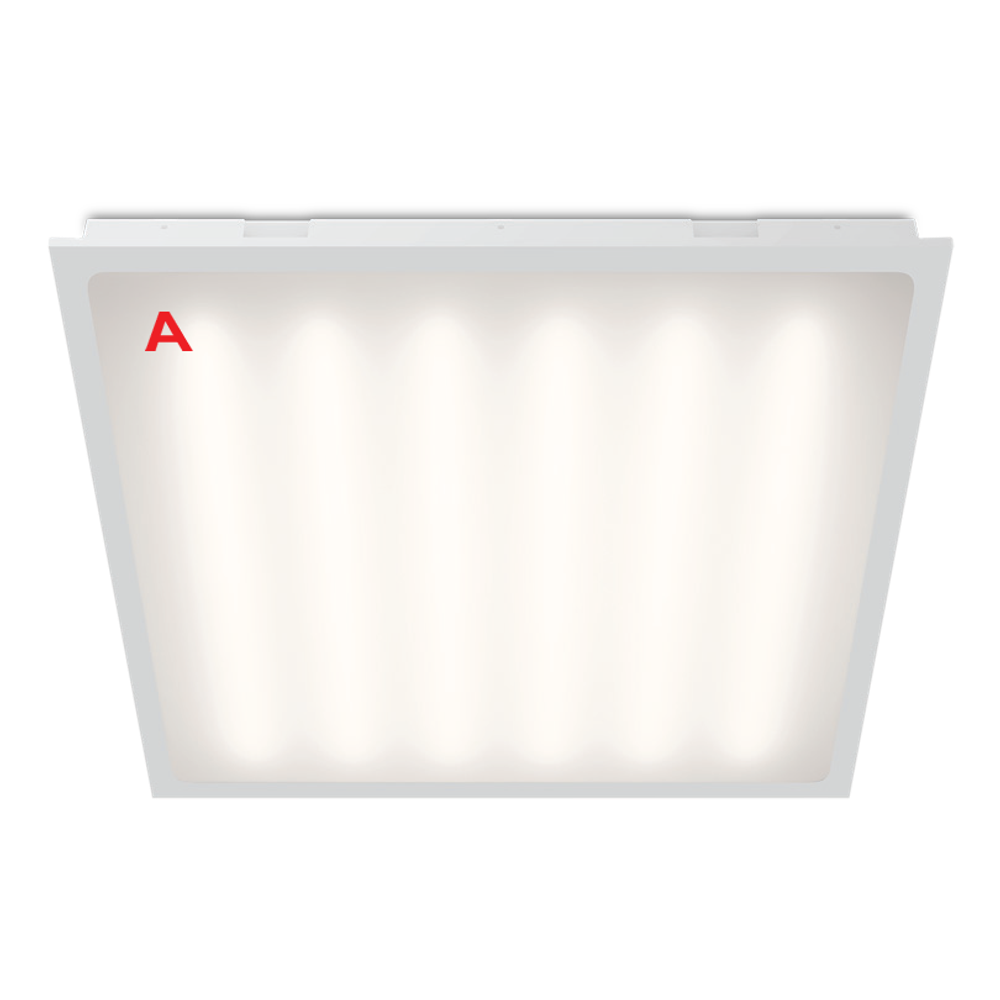 Светильник CLIP-IN ДВО04-051 с БАП EM3 54Вт 4000К IP54 Матовый 6000лм 600х600х50мм WOLTA PRO