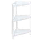 Этажерка треугольная (3 секции) 335x335x140 полки с бортиками М2706