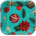 Поднос пластиковый «Вечерний вальс» 23,5*23,5*3,5см