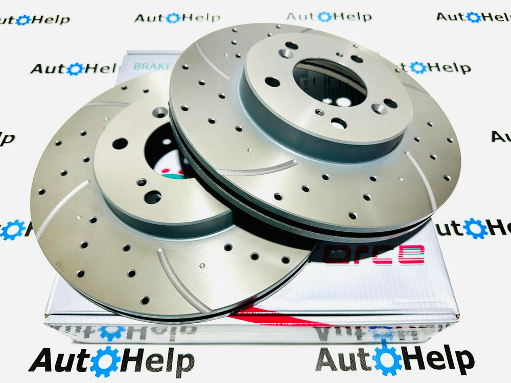 Диск тормозной перфорированный G-BRAKE GFR-02144R передний правый 281,3mm