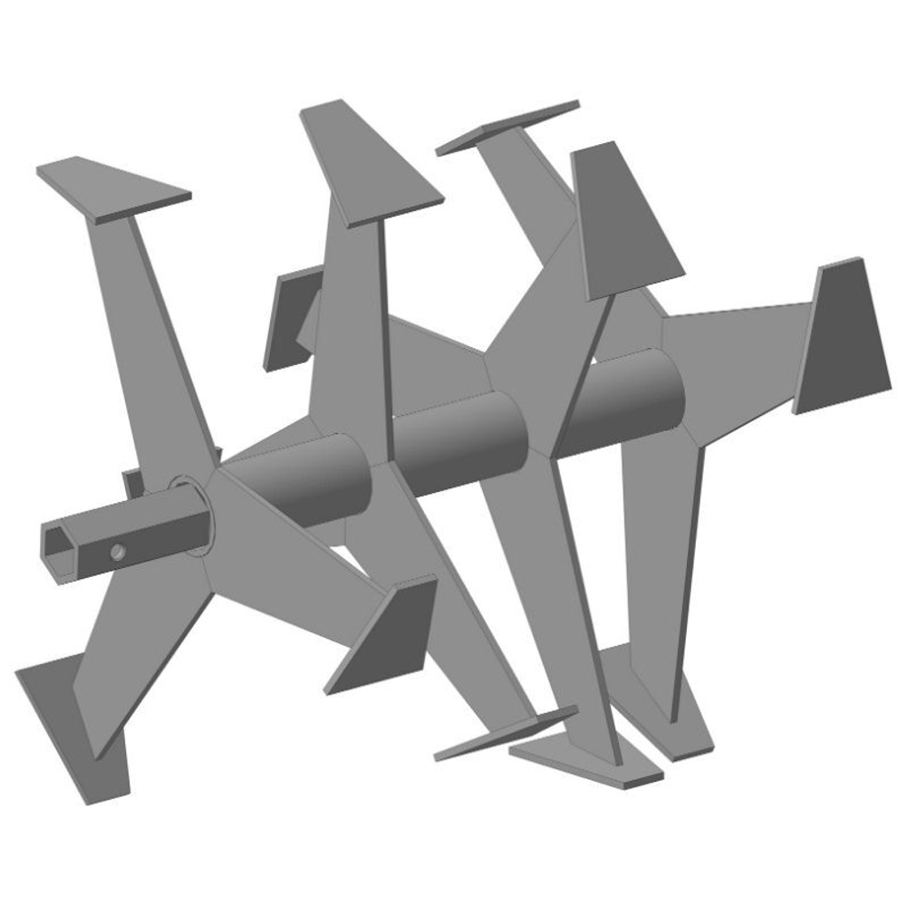 Фрезы FORZA лепестковые  втулка шестигранник S-24