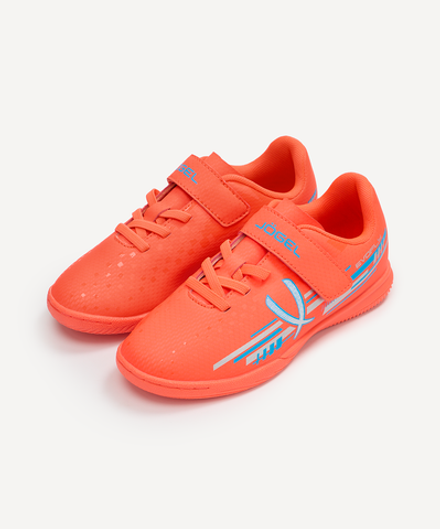 Бутсы футбольные Jogel Evofly IN Talant KIDS coral, коралловый