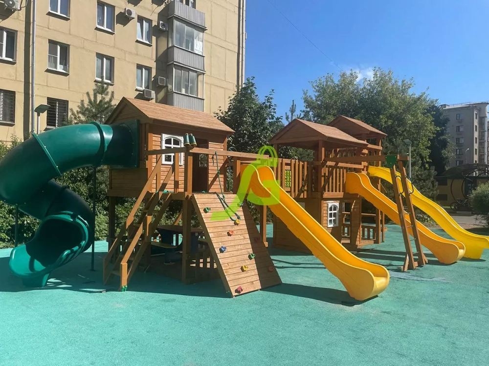 Детская деревянная площадка Домик 6