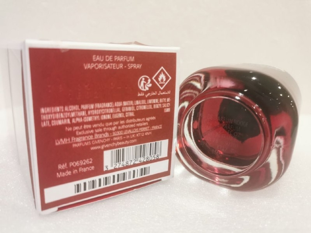 Givenchy L'Interdit Eau de Parfum Rouge 80ml (Коробка парфюма без слюды, парфюм новый, распаковка для фото)