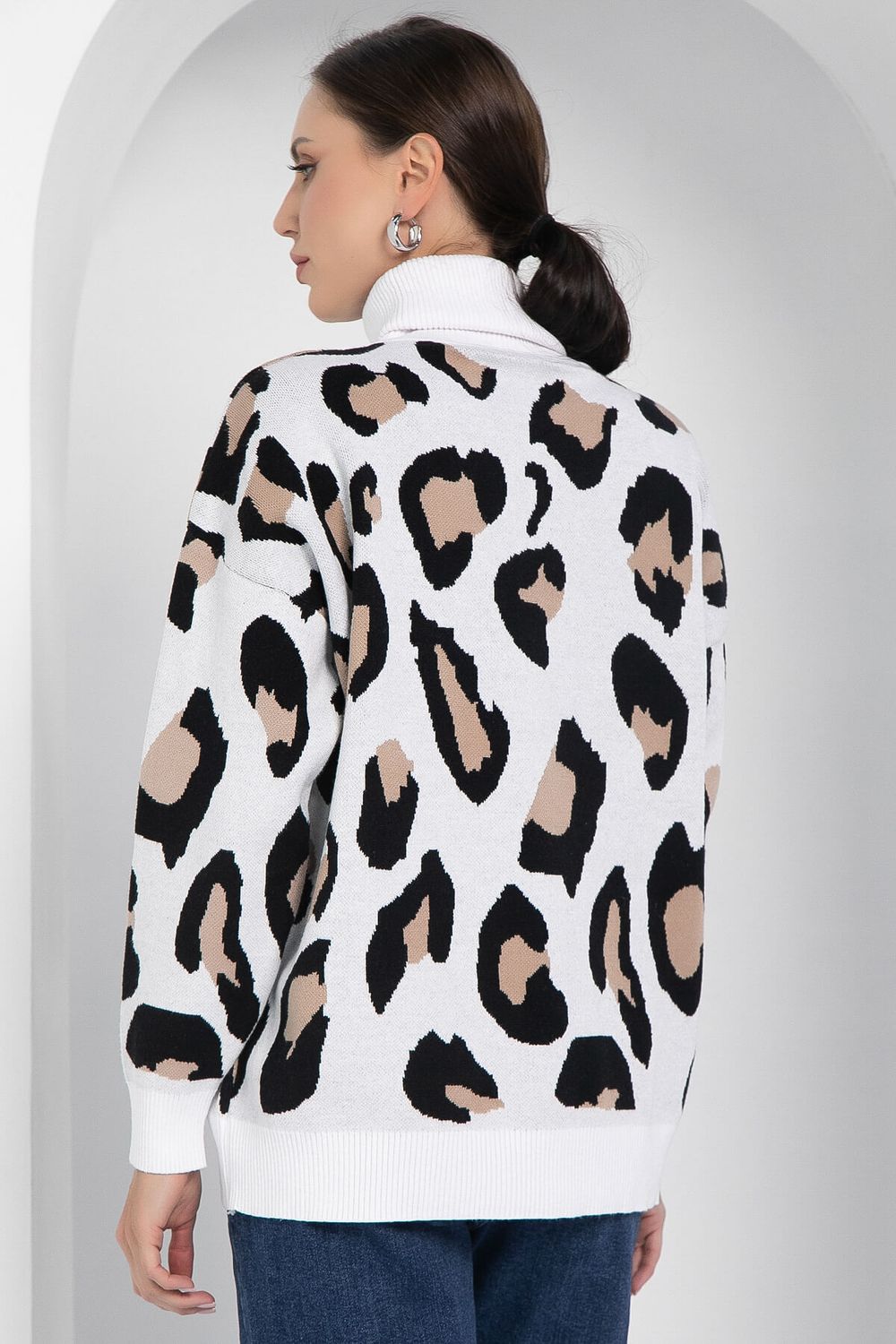 Джемпер Лоренсия (бело-бежевый) Б12700-18 LT Collection