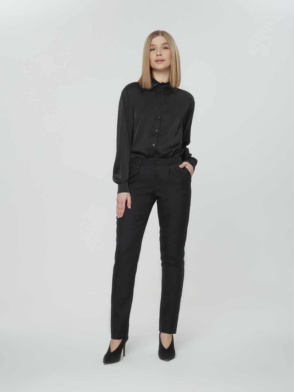 Брюки женские Anyday Icon Trousers 01, цвет черный