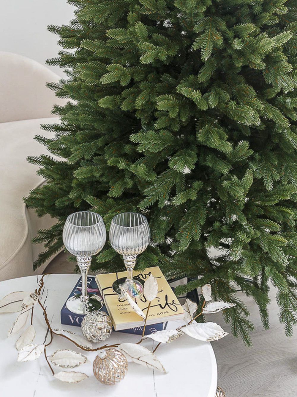 Ель искусственная «МИЛАНО» (литая хвоя) 180 см / 1,8 м