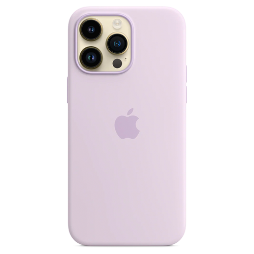 Силиконовый чехол с поддержкой MagSafe Apple Silicone Case для iPhone 14 Pro Max, Lilac (Сиреневый)