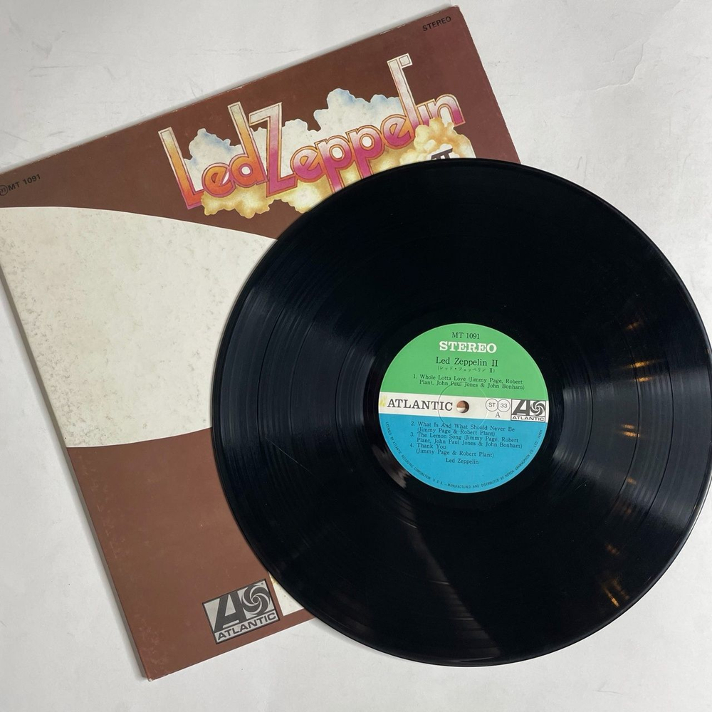 Винтажная виниловая пластинка LP Led Zeppelin II (Japan 1969) (No Obi) 1 Press