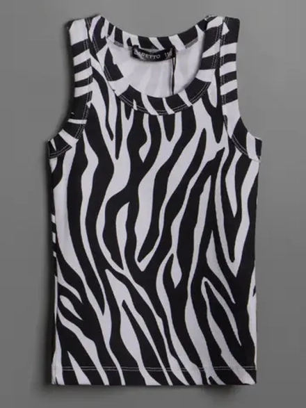 Майка для девочки на лето в рубчик