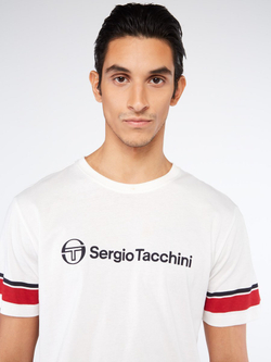 Футболка мужская теннисная Sergio Tacchini Abelia T-shirt - white
