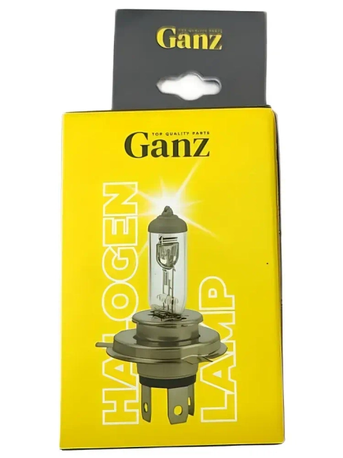 Лампа H4 12V 60/55W P43t GANZ 1 шт. картон GIP06009