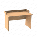 Письменный стол двухместный с бортиками