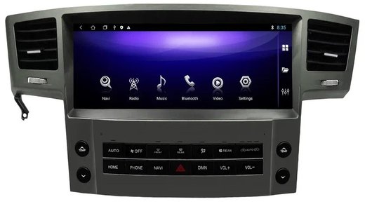 Магнитола для Lexus LX570 2007-2015 - Carmedia KP-L1209 на Android 13, 6Гб+128Гб, CarPlay, 4G SIM-слот