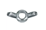 Гайка Стройбат барашковая, DIN 315, М8, белый, цинк, 2 шт. 069511