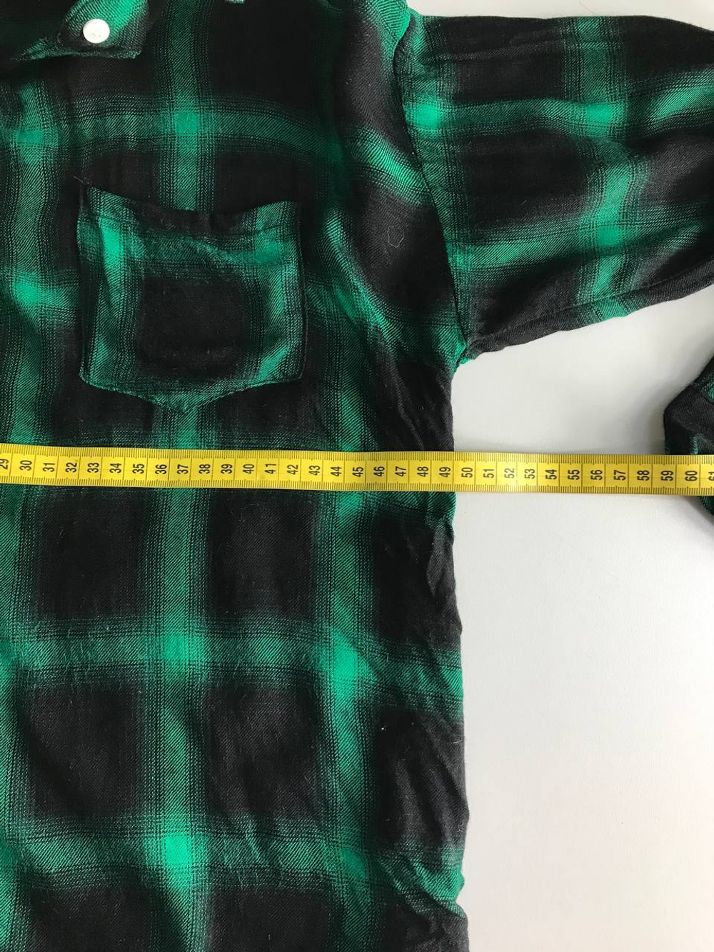 Рубашка в актуальную клетку, визуально на 42 размер